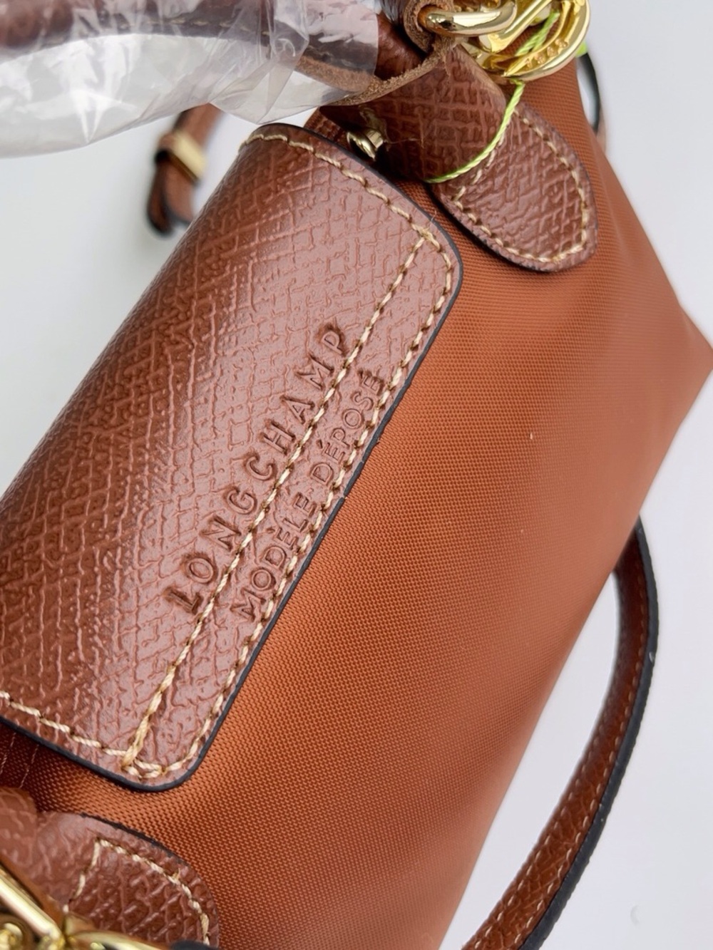 🥒Longchamp Brown Mini Crossbody Bag - Picture 6 of 9